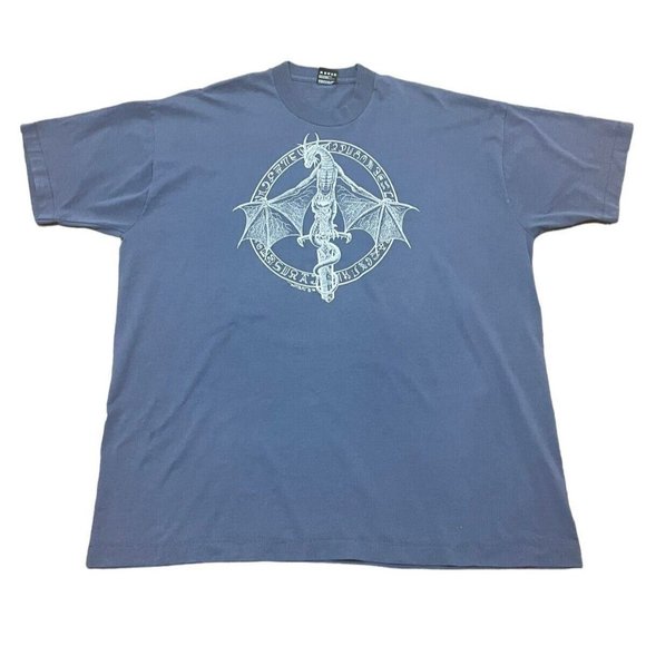 Lord of the Rings T Shirt Mens XXLarge Graphic Single Stitch Ray VanTilburg 1980